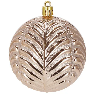 Vianočné banky zlato-ružové mix - sada 33ks