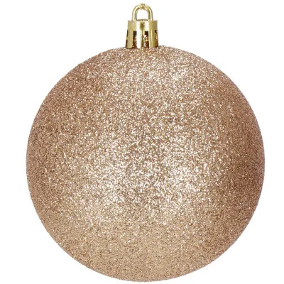 Vianočné banky zlato-ružové mix - sada 33ks