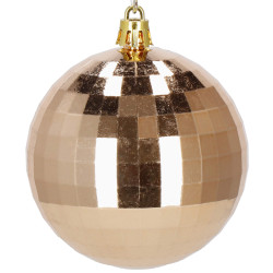 Vianočné banky zlato-ružové mix - sada 33ks