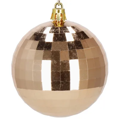 Vianočné banky zlato-ružové mix - sada 33ks