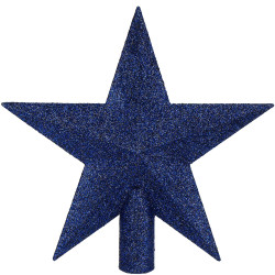 Vianočné ozdoby modré mix - sada 33ks