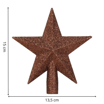 Maxi 101 dielna sada vianočných ozdôb zlato-hnedá