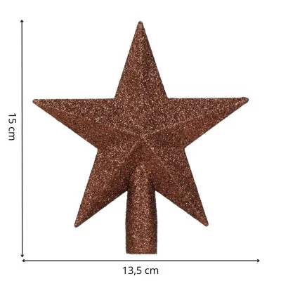 Maxi 101 dielna sada vianočných ozdôb zlato-hnedá