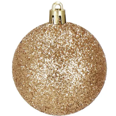 Maxi 101 dielna sada vianočných ozdôb zlato-hnedá