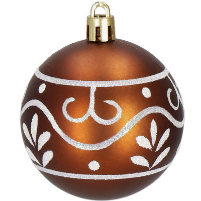 Maxi 101 dielna sada vianočných ozdôb zlato-hnedá