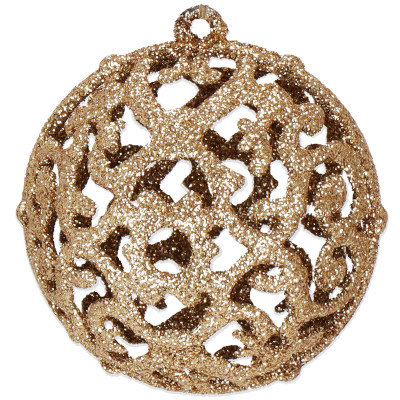 Maxi 101 dielna sada vianočných ozdôb zlato-hnedá