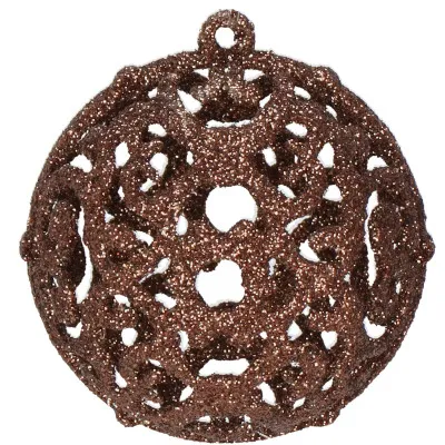 Maxi 101 dielna sada vianočných ozdôb zlato-hnedá