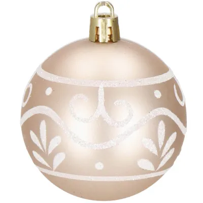 Maxi 101 dielna sada vianočných ozdôb zlato-hnedá