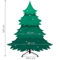 Vianočný stromček Smrek Premium prírodný 150 cm