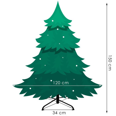 Vianočný stromček Smrek Premium alpský 150 cm