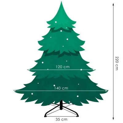 Vianočný stromček Smrek Premium kanadský 220 cm
