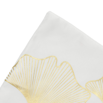 Obliečka na vankúš 40x40 cm Ginkgo bielo-zlatý