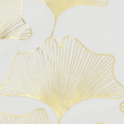 Obliečka na vankúš 40x40 cm Ginkgo bielo-zlatý