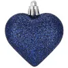 Srdiečka modrá sada 8ks, vianočné ozdoby