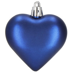 Srdiečka modrá sada 8ks, vianočné ozdoby