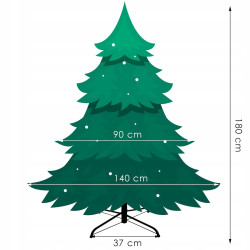 Vianočný stromček Smrek Premium alpský 180 cm
