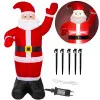 LED nafukovací Santa Claus 180 cm, IP44, studená biela