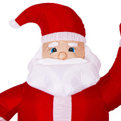 LED nafukovací Santa Claus 240 cm, IP44, studená biela