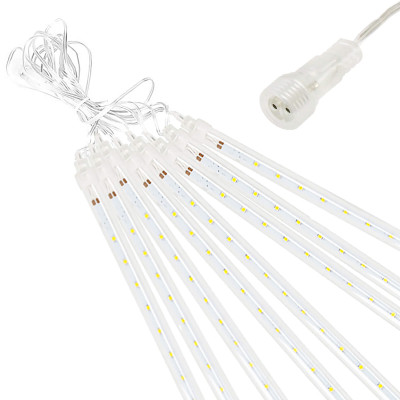 LED cencúle 8ks - 4,2m, 288LED, IP44, studená biela