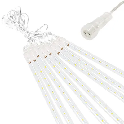 LED cencúle 8ks - 4,2m, 288LED, IP44, studená biela