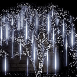 LED cencúle 8ks - 4,2m, 288LED, IP44, studená biela