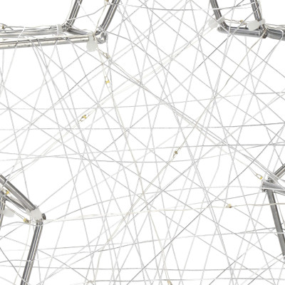 LED Hviezda - 30cm, 30LED, 3xAA, IP20, teplá biela