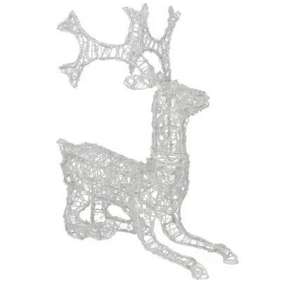 LED Sob ležiaci - 60cm, 130LED, časovač, IP44, studená biela