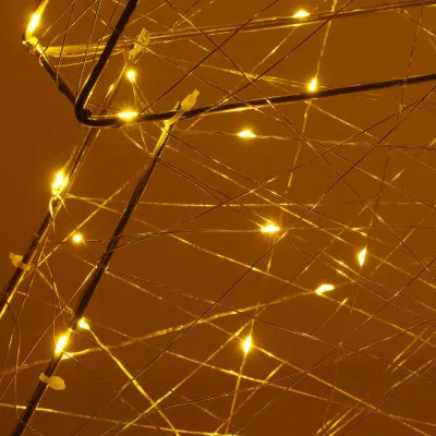 LED Vianočný stromček - 60cm, 100LED, 3xAA, IP20, teplá biela