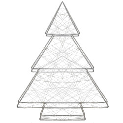 LED Vianočný stromček - 60cm, 100LED, 3xAA, IP20, teplá biela