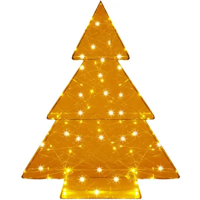 LED Vianočný stromček - 60cm, 100LED, 3xAA, IP20, teplá biela