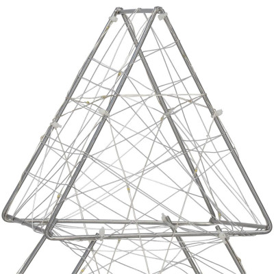 LED Vianočný stromček - 60cm, 100LED, 3xAA, IP20, teplá biela