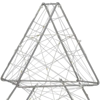 LED Vianočný stromček - 60cm, 100LED, 3xAA, IP20, teplá biela