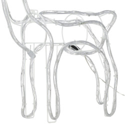 LED Sob - 61cm, 144LED, IP44, teplá biela