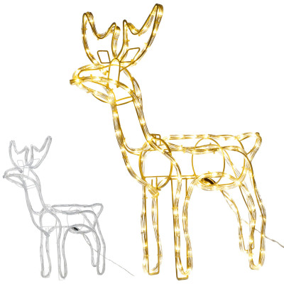 LED Sob - 61cm, 144LED, IP44, teplá biela