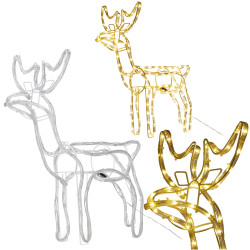 LED Sob - 61cm, 144LED, IP44, teplá biela