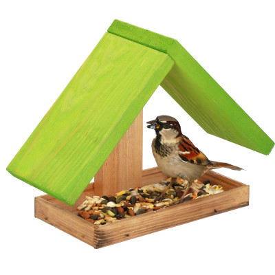Kŕmidlo pre vtáky SPRINGOS KAR002 zelené