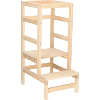 Detská učiaca veža SPRINGOS LEARNING KCH03 prírodná