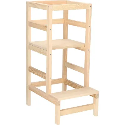 Detská učiaca veža SPRINGOS LEARNING KCH03 prírodná