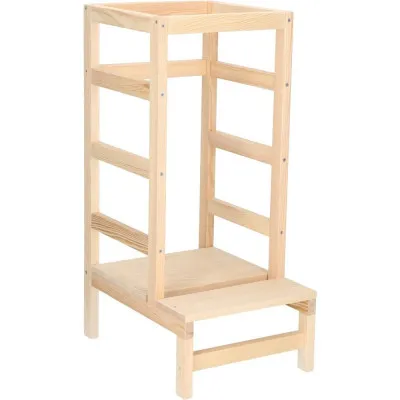 Detská učiaca veža SPRINGOS LEARNING KCH03 prírodná