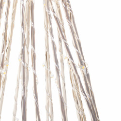 LED Hviezda Supernova - 30cm, 100LED, 8 funkcií, IP44, studená biela