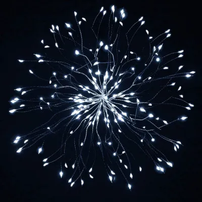 LED Hviezda Supernova - 30cm, 100LED, 8 funkcií, IP44, studená biela