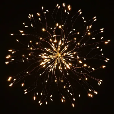 LED Hviezda Supernova - 40cm, 100LED, 8 funkcií, IP44, teplá biela