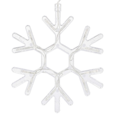 LED záves Vločky a Hviezdy - 2,5x0,65m, 150LED, 8 funkcií, IP20, multicolor