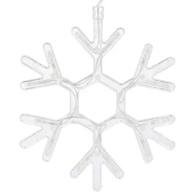 LED záves Vločky a Hviezdy - 2,5x0,65m, 150LED, 8 funkcií, IP20, multicolor