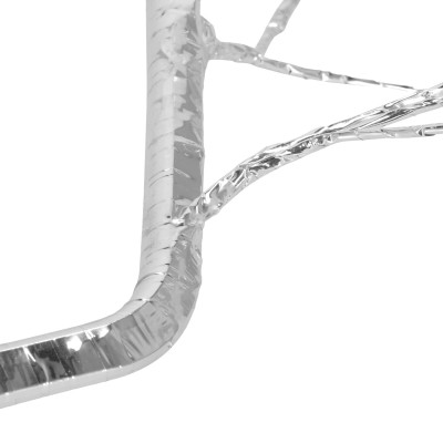 LED Bonsai strieborná - 45cm, 90LED, 2 funkcie, USB, 3xAA, IP20, studená biela