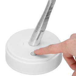 LED Bonsai strieborná - 45cm, 90LED, 2 funkcie, USB, 3xAA, IP20, studená biela