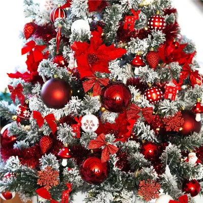 Vianočný stromček Smrek zasnežený na kmienku 220 cm