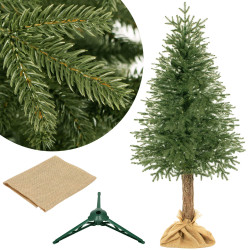 Vianočný stromček Smrek DeLuxe prírodný na kmienku 220 cm