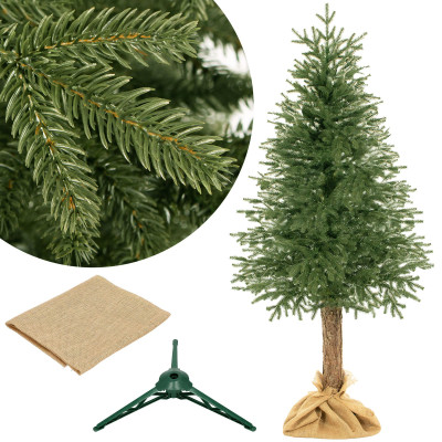 Vianočný stromček Smrek DeLuxe prírodný na kmienku 220 cm