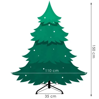 Vianočný stromček Smrek DeLuxe prírodný 150 cm